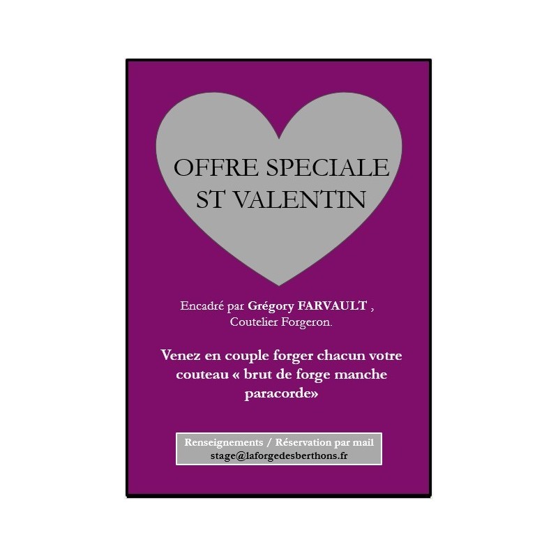 OFFRE SPECIALE ST VALENTIN 2026